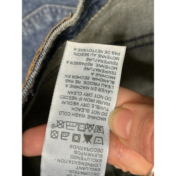 Levis 42x30 Mens Jeans Blue Denim Relaxed Fit Straight Leg - Picture 13 of 13